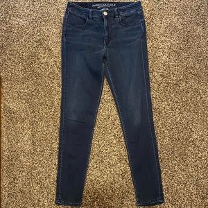 American Eagle hi-rise jegging dark blue